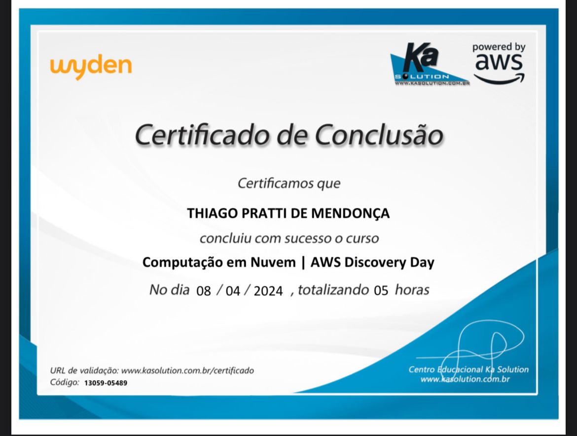 certificado A W S