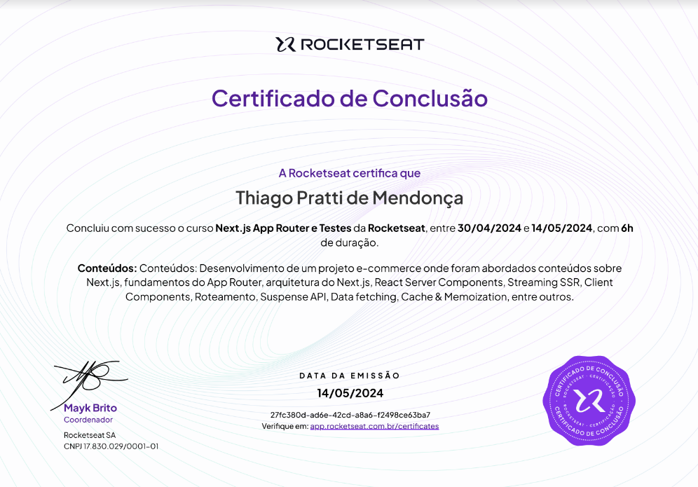  Certificado Next.js